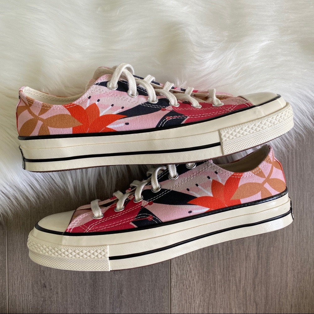 NWT Converse Orange Vintage Floral Chuck 70 - Picture 10 of 10